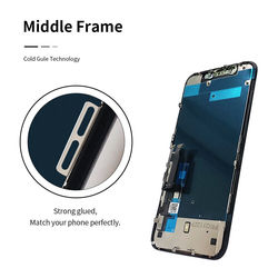 Ã‰cran OLED d'origine pour iPhone, remplacement de l'Ã©cran tactile LCD, assemblage de HÃ©bergements eur, rÃ©paration de tÃ©lÃ©phone portable, iPhone X Poly 11 12 13 Pro Max small picture n° 4