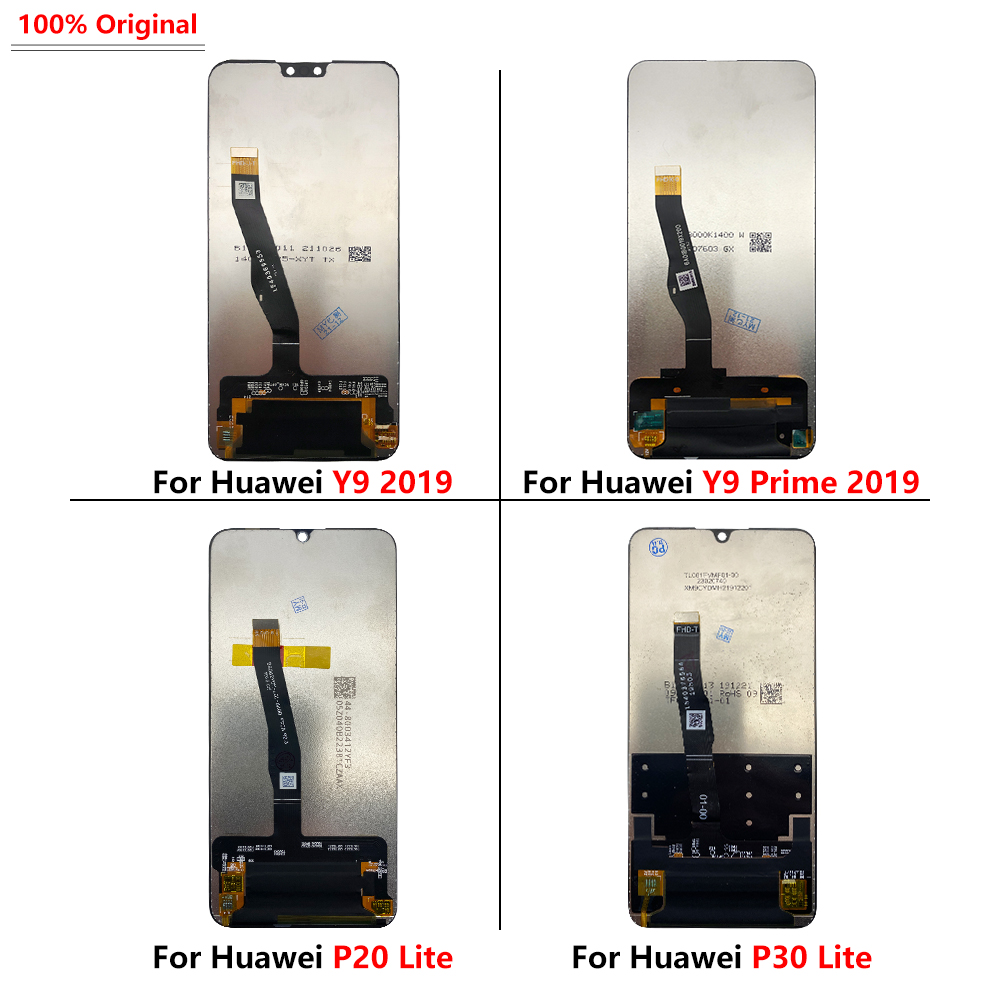 Bloc Ã©cran tactile LCD, piÃ¨ce de rechange, pour Huawei P20 P30 Lite P Smart 100% Y9 Prime 2019, 2019 testÃ© n° 2