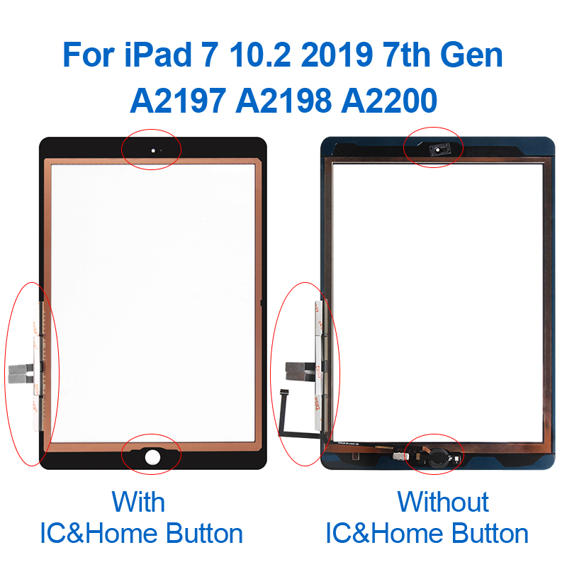 Ã‰cran tactile LCD de remplacement, pour iPad 7 10.2 2019 7e gÃ©nÃ©ration A2197 A2198 A2200 n° 2