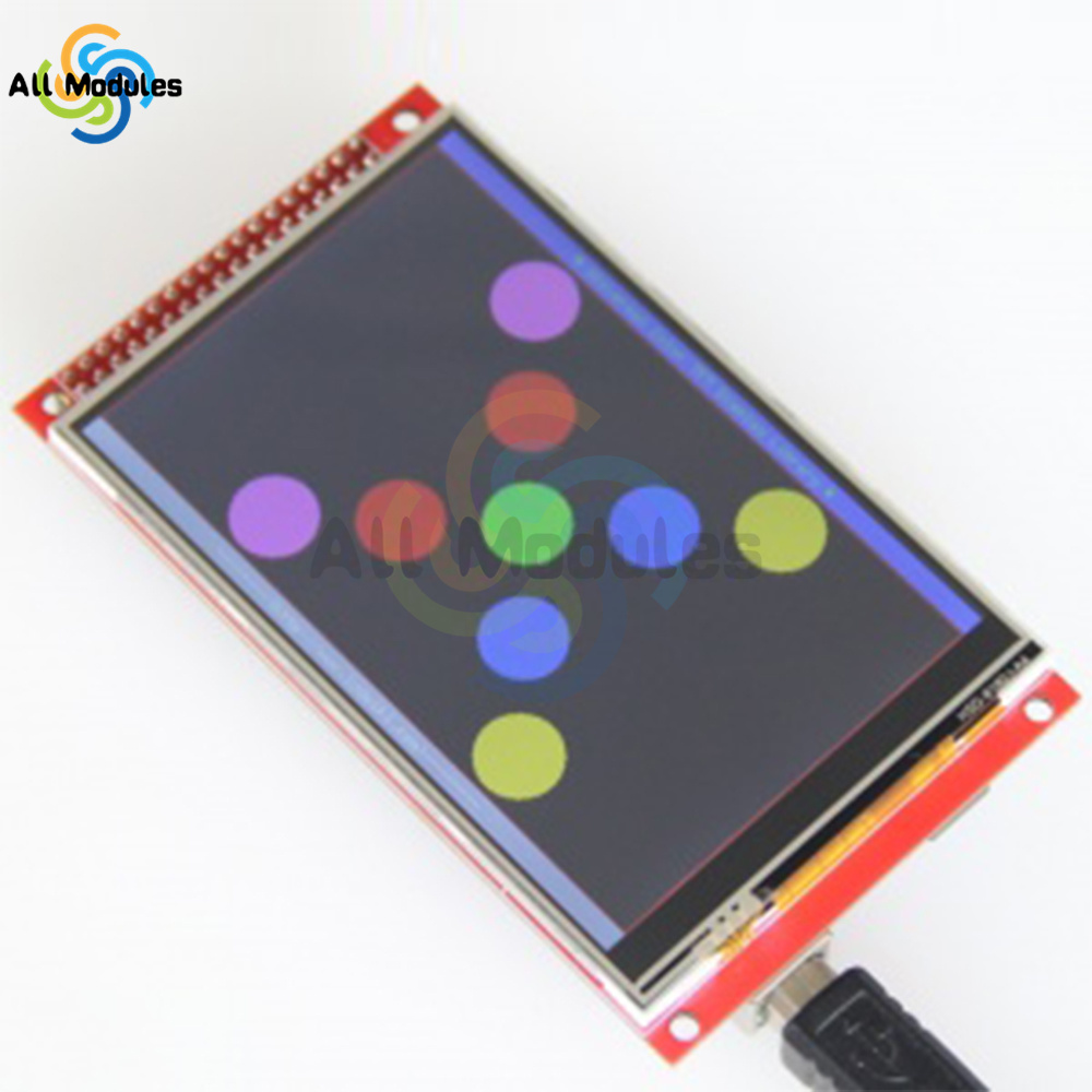 Ã‰cran Tactile LCD Couleur TFT de 4.0 Pouces, Technologie 800x480, XP12046 Touch IC 5V NT35ouvriers, Prise en Charge d'Ardu37Mega2560 en Ligne n° 2