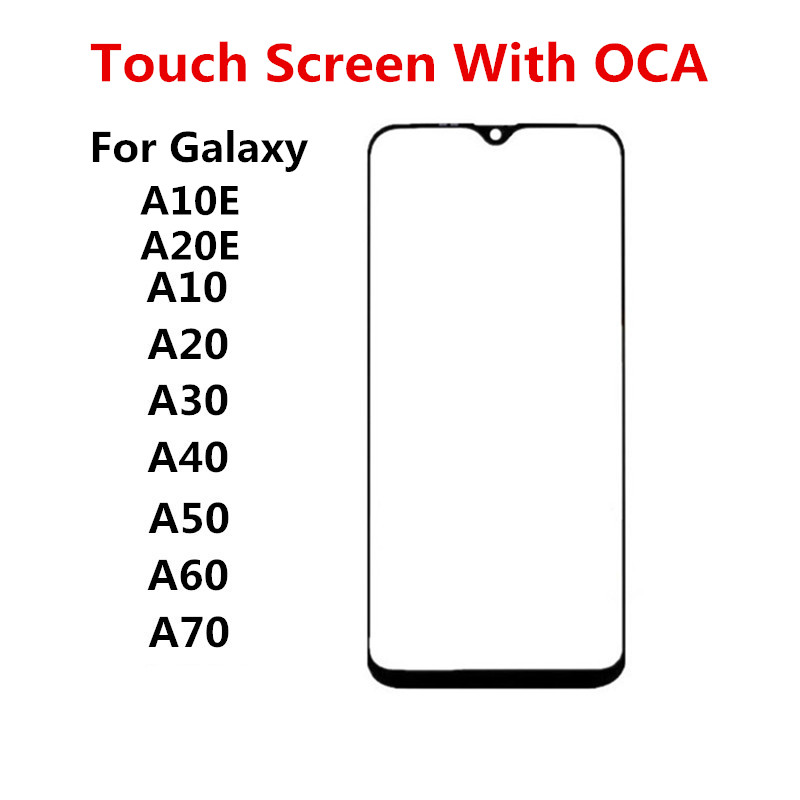 Ã‰cran extÃ©rieur pour Samsung Galaxy A10, A10E, A20, A20E, A30, A40, A50, A70, Ã©cran tactile avant, Ã©cran LCD, couvercle en verre, piÃ¨ces de rÃ©paration, OCA n° 2