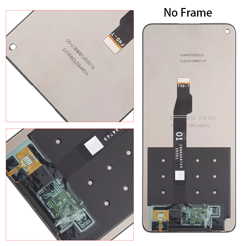 Ensemble Ã©cran tactile LCD avec chÃ¢ssis de remplacement, 6.5 pouces, qualitÃ© AAA, pour Huawei Nova 7 SE P40 Lite 5G n° 3