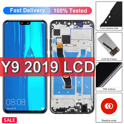 6.5 Original Pour Huawei Y9 2019 LCD Ã‰cran Tactile Pour Huawei Y9 2019 JKM-LX1, JKM-LX2, JKM-LX3 RÃ©paration D'affichage, avec Cadre small picture n° 1