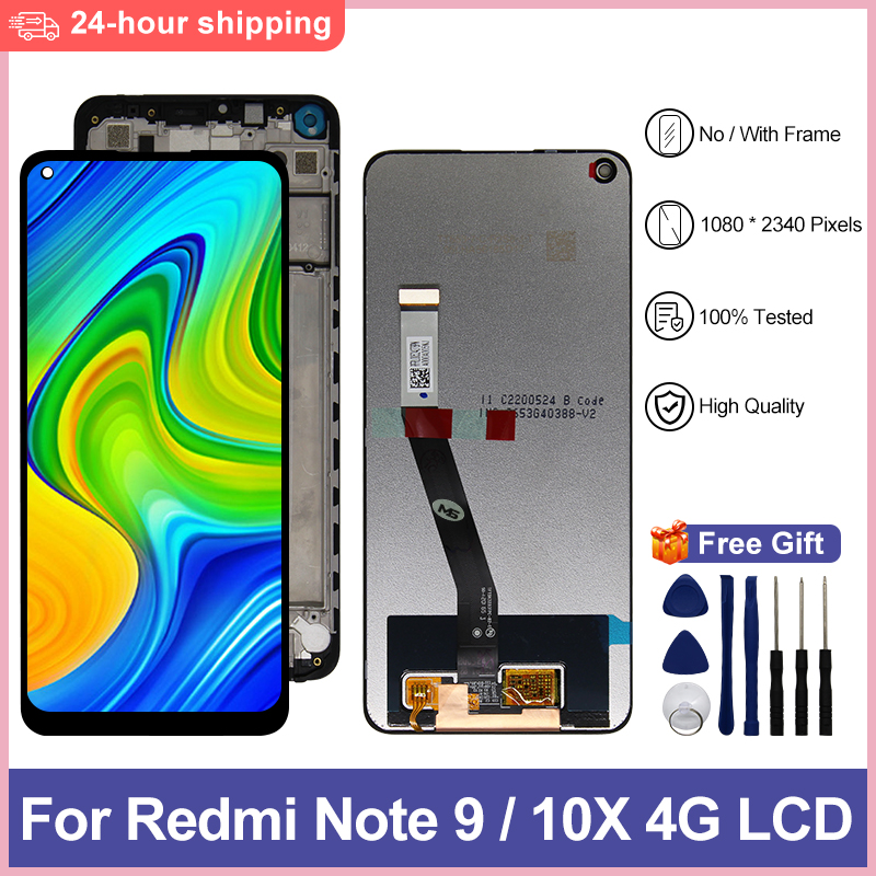 Ensemble Ã©cran tactile LCD de remplacement, 6.53 pouces, pour Xiaomi Redmi Note 9 10X 4G, original n° 1