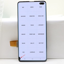 Ã‰cran tactile LCD AMOLED de remplacement, pour Samsung Galaxy S10 Plus G975 G975F/DS G975U G975W, original small picture n° 3