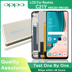 Bloc Ã©cran tactile LCD de remplacement, 6.5 pouces, pour Oppo Realme C21Y RMX3261 RMX3263, Original