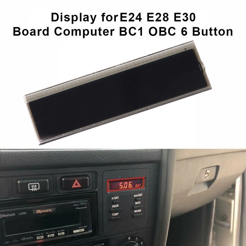 Ã‰cran LCD de Voiture Ã  6 lÃ¨vent, Ordinateur de Bord pour BMW E28 E30 OBC 325I 318I 325Ix 528 525I 535I 62131377803 n° 1