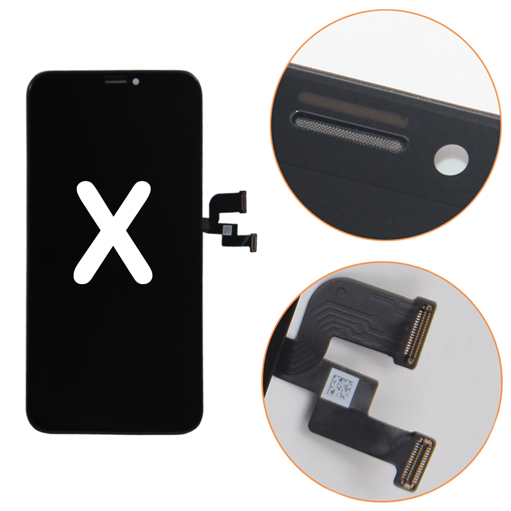 Ensemble écran tactile LCD OLED de remplacement, pour iPhone X Poly XS MAX 11 12 13 PRO, prise en charge True Tone n° 2
