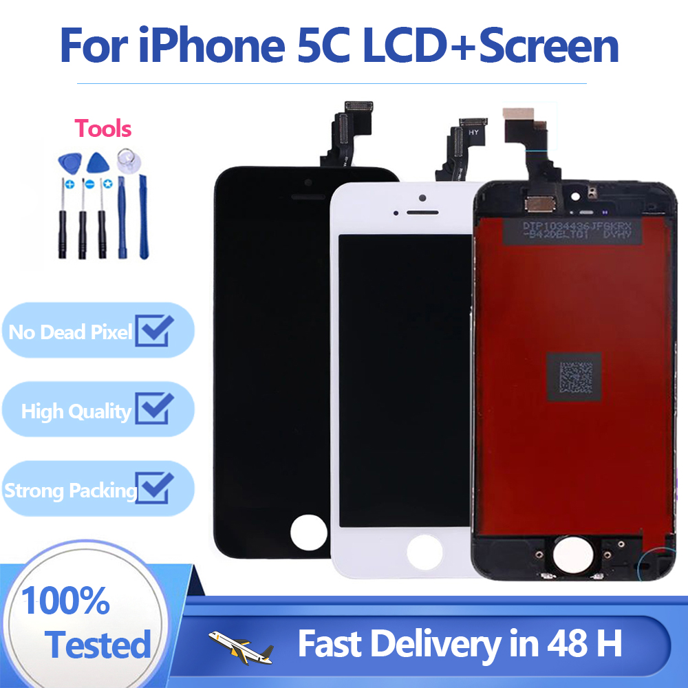 Ã‰cran tactile LCD de remplacement pour iPhone 5C, HÃ©bergements eur, assemblage, haute qualitÃ©, A1456, A1507, A1516, A1529 n° 1