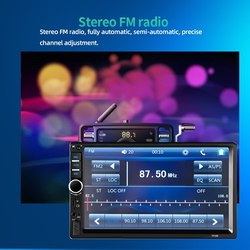 Acodo 2din StÃ©rÃ©o 7 pouces Autoradio 2DIN Ã‰cran Tactile Automobile MultimÃ©dia Bluetooth USB TF FM Radio Autoradio MP5 Lecteur small picture n° 5