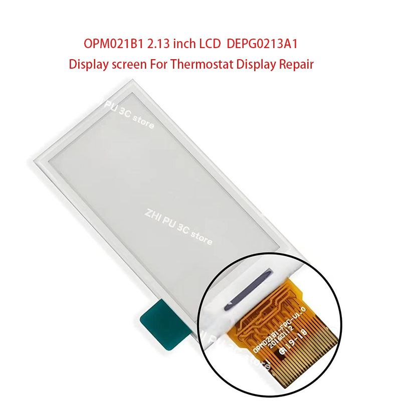 Ã‰cran d'affichage LCD DEical0213A1, OPM021B1, 2.13 pouces, pour la rÃ©paration du thermostat n° 2