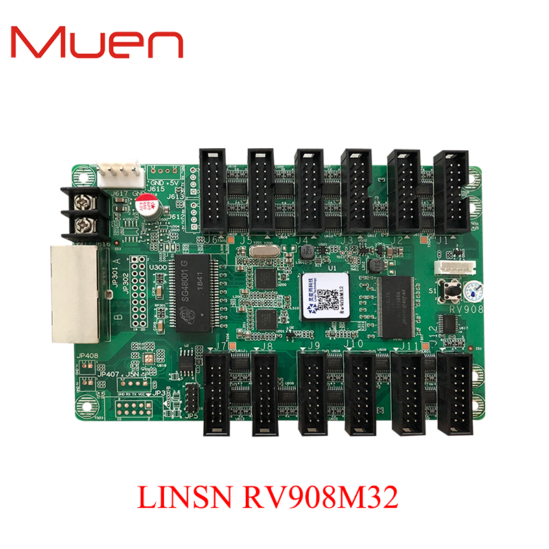 Linsn-Carte rÃ©cepteur RV908M32, systÃ¨me de contrÃ´le d'Ã©cran LED, RV908, RV980M, RV908H, livraison gratuite n° 1