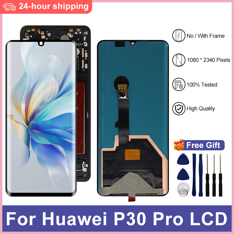 6.47 Original Pour Huawei P30 Pro LCD Affichage Digitizer PiÃ¨ces De Rechange Pour Huawei VOG-L29 VOG-L09 VOG-L04 LCD Ã‰cran Tactile n° 1