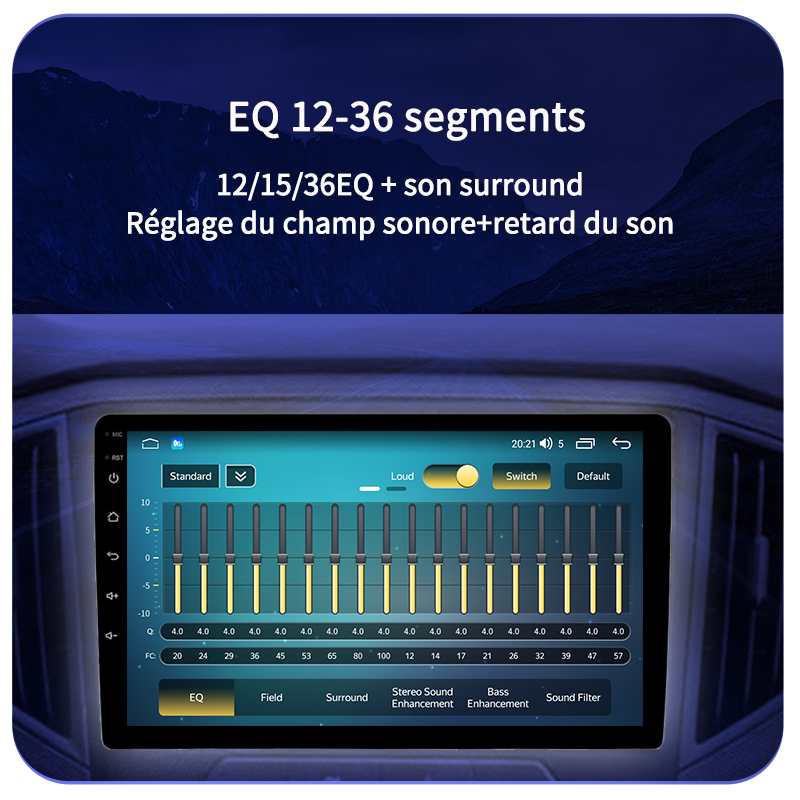 ZTONAV-Radio Carplay sans fil, StÃ©rÃ©o Android, Limitation GPS, Renault Clio 4, 2012, 2013, 2014, 2015, 2016 n° 3