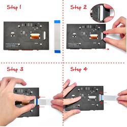 Ã‰cran Tactile TFT LCD de 5 Pouces, Puzzles, Connecteur DSI, 800x480, pour Raspberry Pi 4 Pi 3 B +, Nouveau small picture n° 5