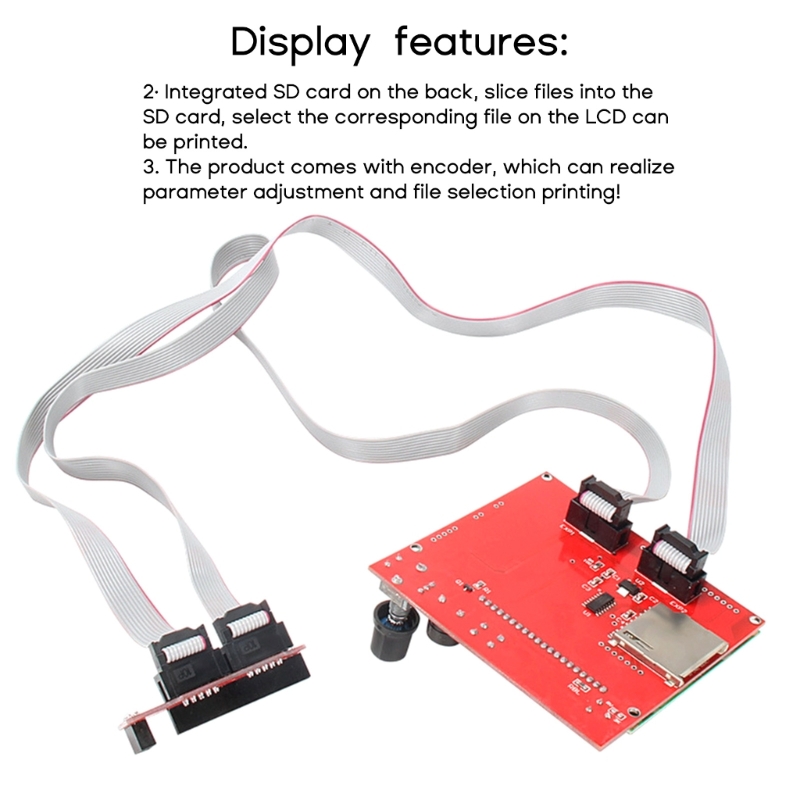 HOPP2004-Ã‰cran d'Imprimante 3D, ContrÃ´leur Technique LCD Reprap, pour Ramps 1.4, 2004, Panneau LCD 12864 n° 2