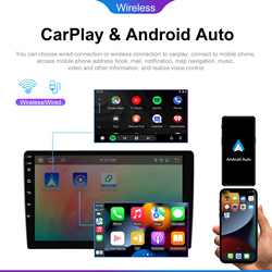 PodoNuremberg-Autoradio CarPlay Android, 7 , 9, 10 , RÃ©cepteur StÃ©rÃ©o Universel, WiFi, GPS, 2Din, Sans DVD, UnitÃ© Principale, DSP, RDS, BT, FM small picture n° 2