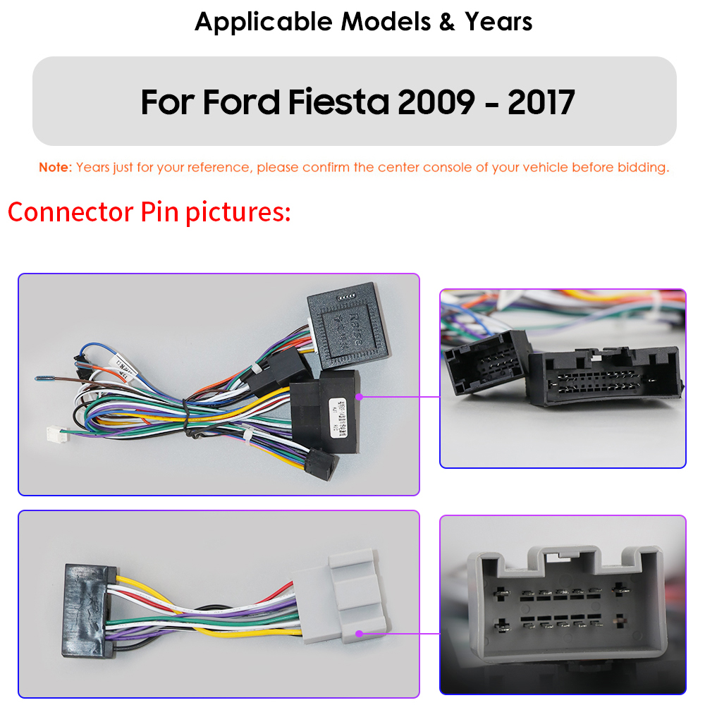 Autoradio Android pour Ford Fi.C. 2009-2017, Carplay, 4G, DSP, Ã‰cran QLED, 2Din, Limitation de l'autoradio, Lecteur vidÃ©o, GPS, UnitÃ© principale, BT n° 3