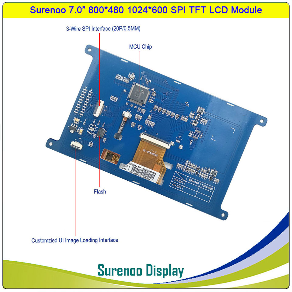 Ã‰cran Tactile TFT LCD SÃ©rie Ã©ventuelles I, 7 Pouces, 7.0 Pouces, 1024x600, 800x480, LT7686, 3 ou 4 Fils, GT5426, IIC, I2C, Puzzles n° 3