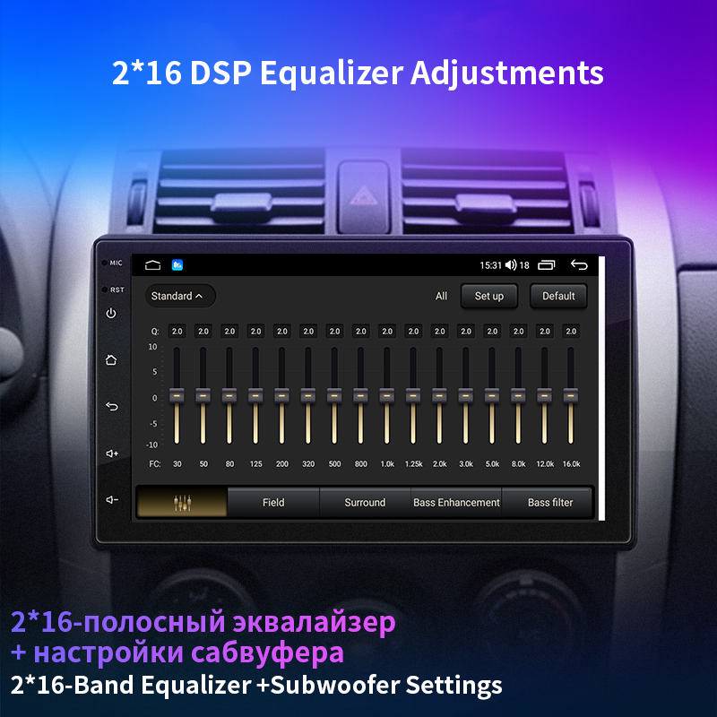 EKIY  autoradio Android 10  7/9   Carplay  GPS  lecteur multimÃ©dia vidÃ©o  stÃ©rÃ©o  2din pour voiture Ford Transit  2015 â€“ 2018  T7 n° 3