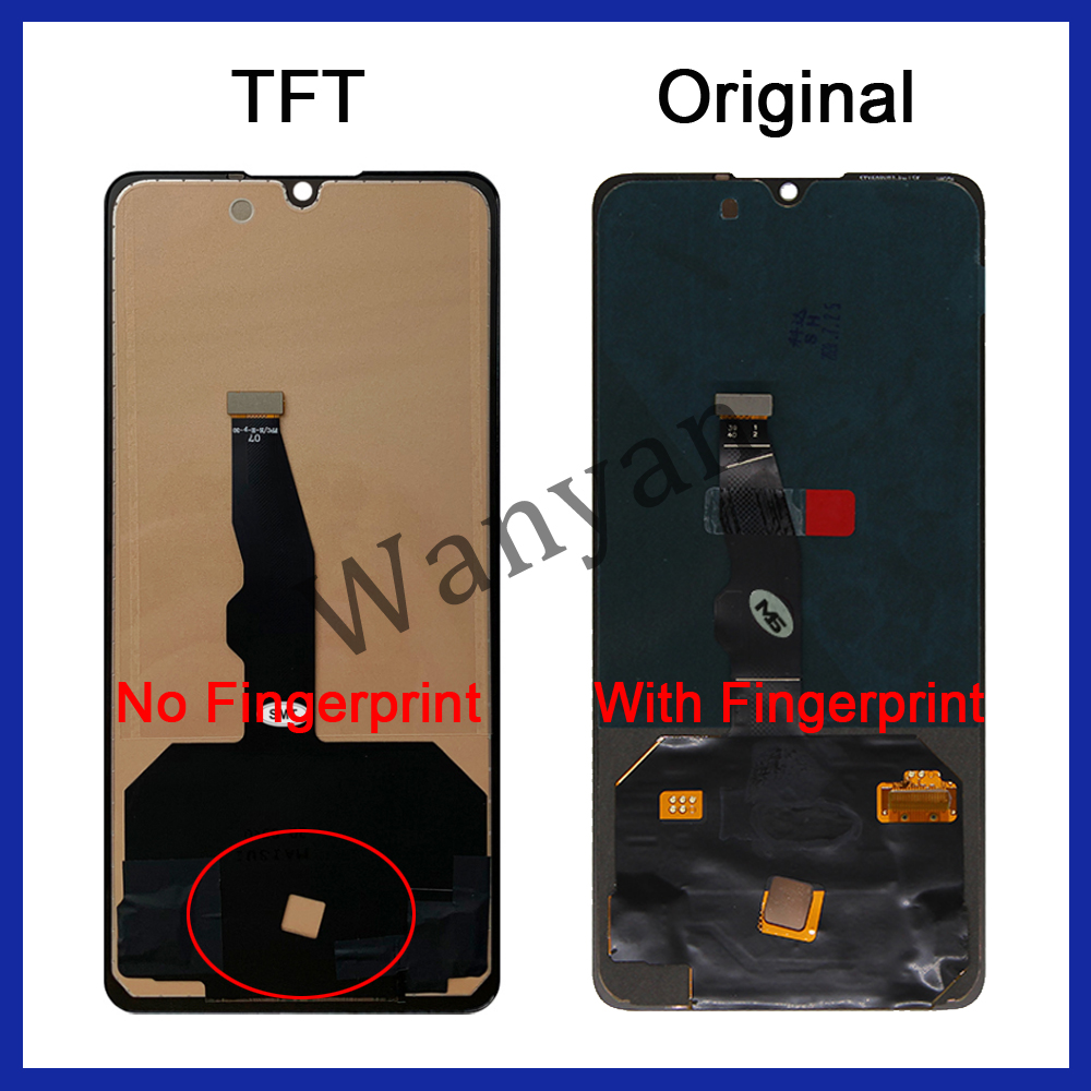 PiÃ¨ces de rechange de HÃ©bergements eur d'Ã©cran tactile d'affichage Ã  cristaux liquides, OLED d'origine, Huawei P30 n° 3