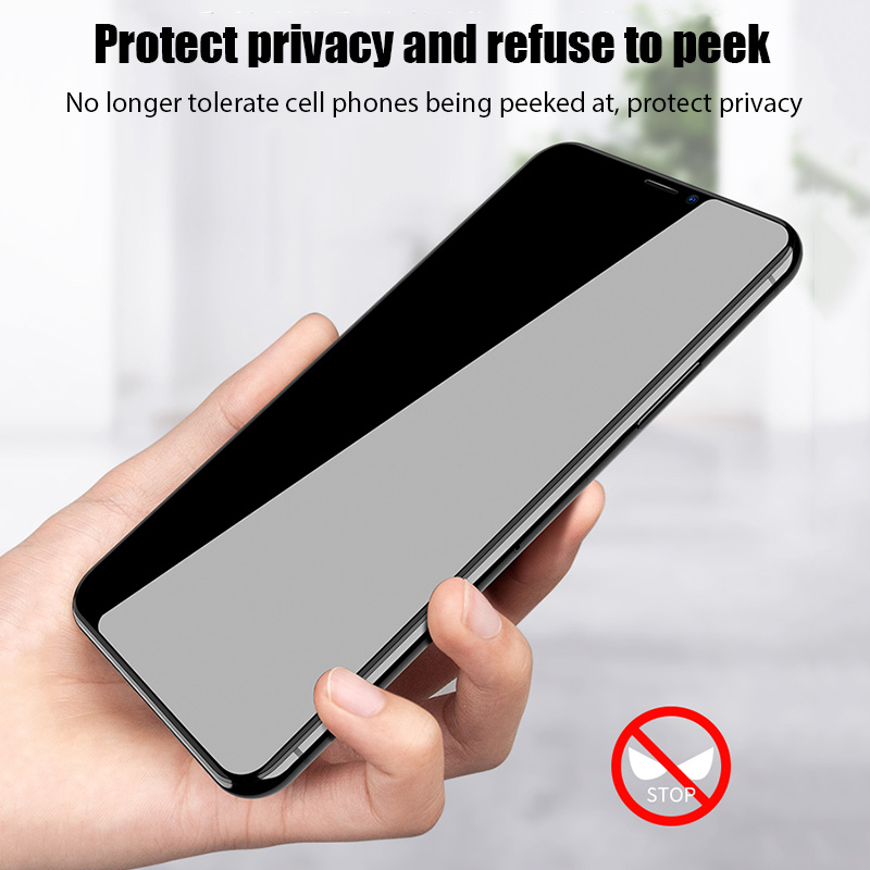 Protecteur d'Ã©cran anti-espion pour iPhone, verre de confidentialitÃ© pour iPhone 15, 14, 13, 12, 11 Pro Max, Mini, Plus, X, XS, Poly SE, 2020, 2022, 2 piÃ¨ces n° 3