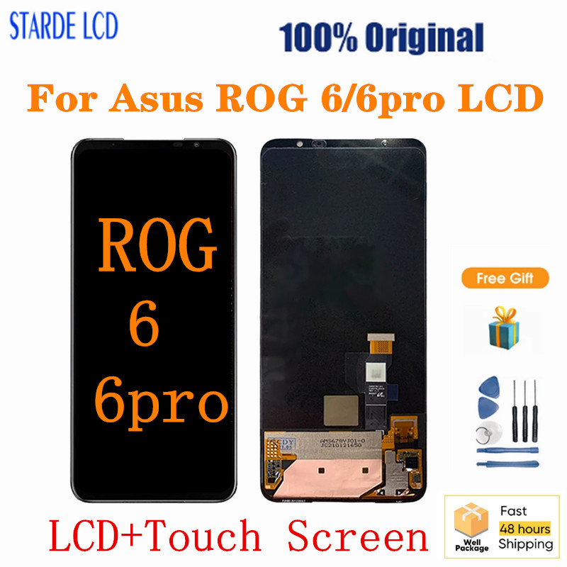 6.78 d'origine Amoled 165Hz'' Pour Asus ROG TÃ©lÃ©phone 6 Affichage Ã€ CRISTAUX LIQUIDES D'Ã©cran Tactile de Cadre De NumÃ©riseur Pour Asus ROG TÃ©lÃ©phone 6 Pro LCD n° 1