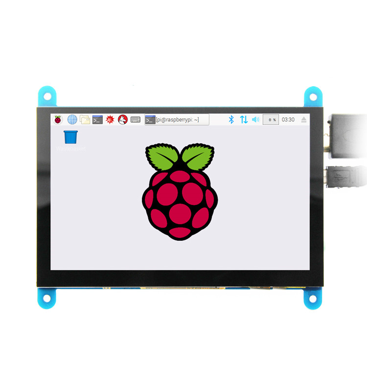 Moniteur tactile capacitif LCD USB HDMI 5 pouces, Ã©cran secondaire 800x480 pour Raspberry Pi Windows AIDA64 n° 1