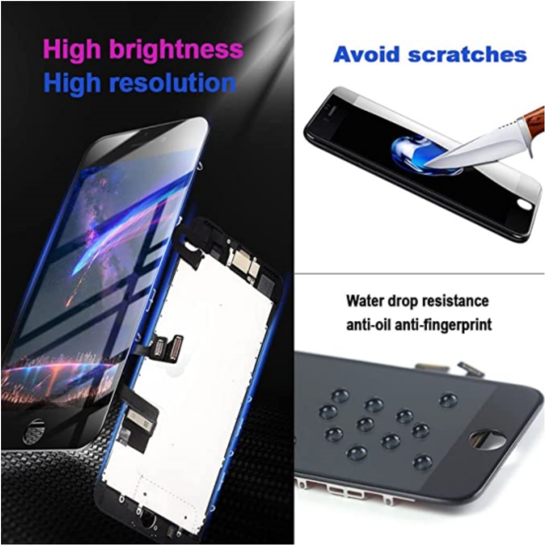 Ensemble Ã©cran tactile LCD 3D de remplacement, pour iPhone 8 8Pro n° 6