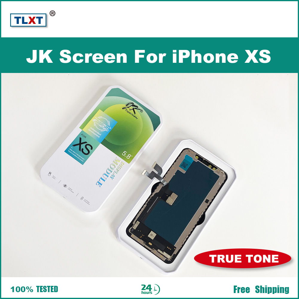 JK-Ensemble Ã©cran tactile LCD, sans frÃ©quence, piÃ¨ces de rechange, pour iPhone X Poly Xs Max 11 12 12Pro n° 3