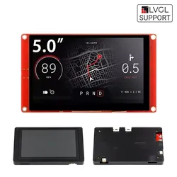 Ã‰cran tactile LCD TFT, compatible avec Ardu37, LVGL, Esphome-zones, ESP32, 5.0 pouces, HMI, 800x480, RVB, PlatformIO, Microp small picture n° 3