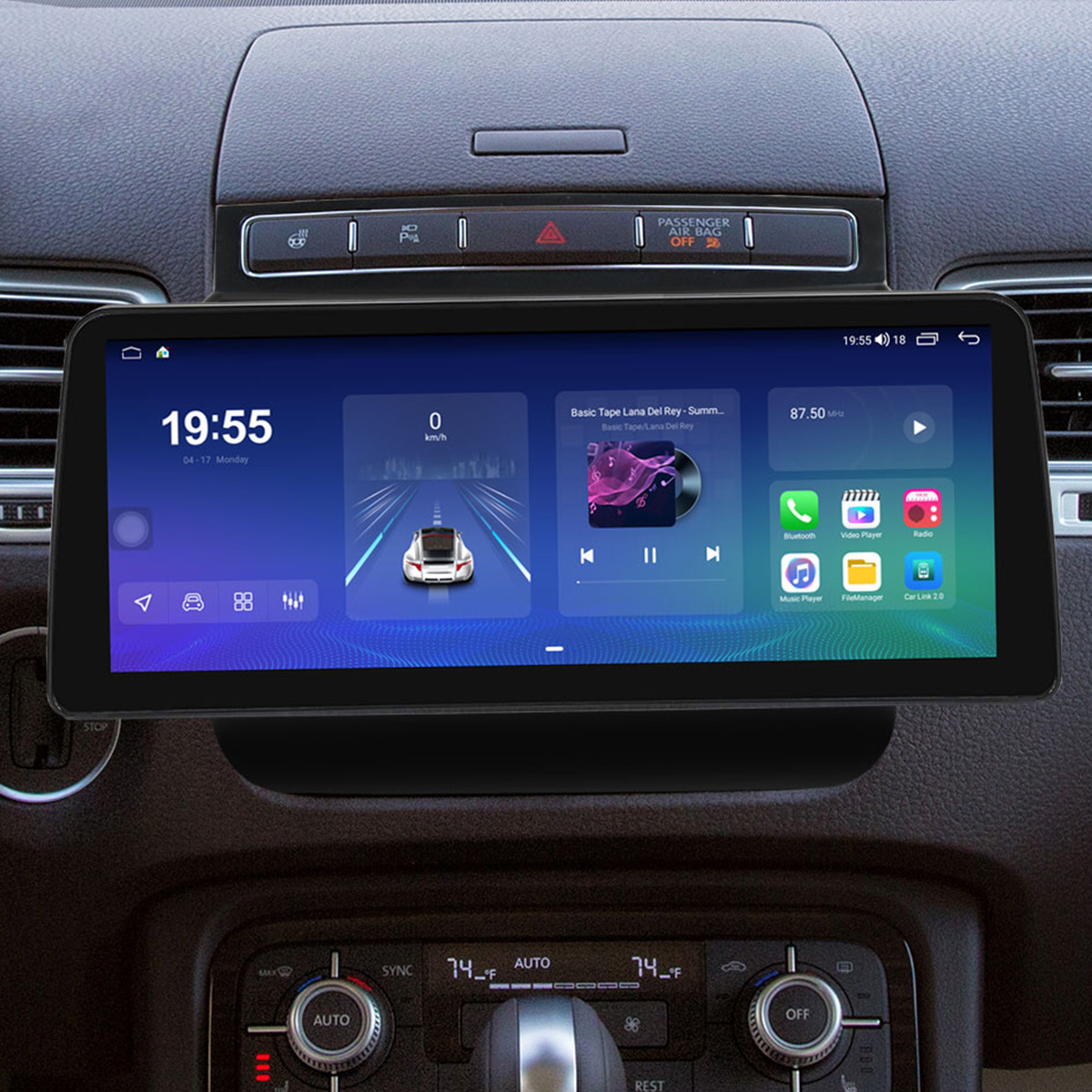 Autoradio Android, 2K, GPS, StÃ©rÃ©o, UnitÃ© Centrale, Limitation Voiture, pour Volkswagen Vw Touareg 7p, 2010, 2011, 2012, 2013, 2014, 2015, 2016, 2017 n° 1