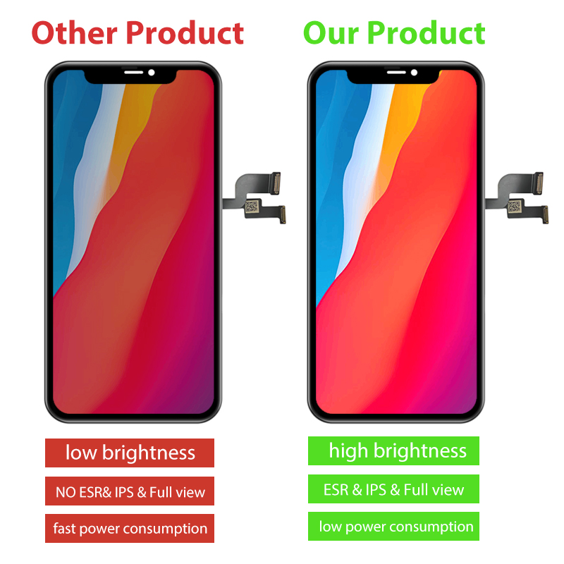 Bloc Ã©cran tactile LCD OLED, Incell 3D, sans pixel de frÃ©quence, pour iPhone 10 X Poly XS Max 11 Pro, original n° 4