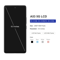 Ã‰cran tactile LCD avec chÃ¢ssis, 6.5 pouces, pour Samsung Galaxy A53 5G A536B A536U small picture n° 3