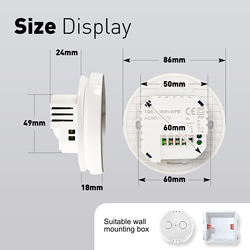 Beok â€“ Thermostat Wifi intelligent Tuya, chaudiÃ¨re Ã  gaz, chauffage au sol, thermorÃ©gulÃ©, Ã©cran tactile LCD, tÃ©lÃ©commande, pour Alice, Alexa small picture n° 6