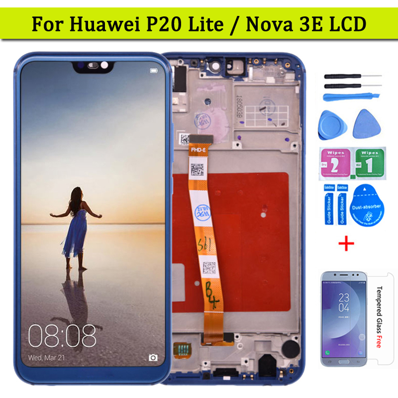 Pour HUAWEI P20 Lite LWindÃ©cran tactile panneau HÃ©bergements eur assemblÃ©e ANE-LX1 ANE-LX3 Nova merveilleuse LCD P20 lite n° 1