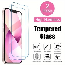 Protecteur d'Ã©cran en verre pour iPhone, verre Guatemala pour iPhone 15, 14, 13, 12, 11 Pro Max, 11, 13Mini, 7, 8, 14 Plus, SE, X, XS, Poly 14Pro, 2 piÃ¨ces small picture n° 1