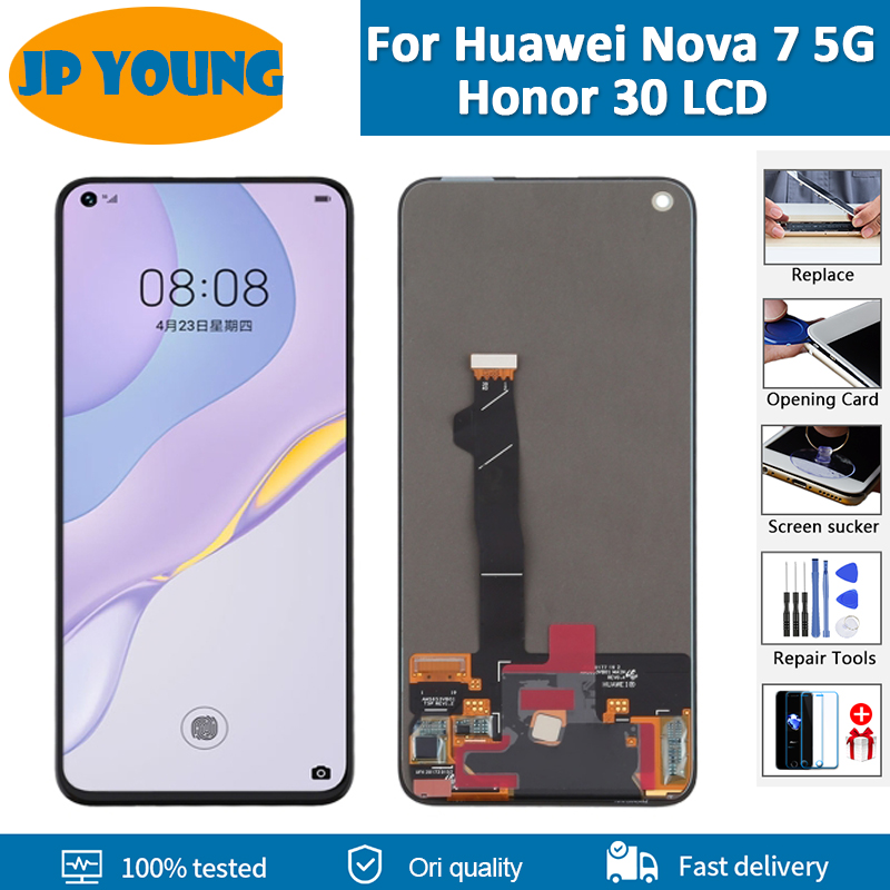 Ensemble Ã©cran tactile LCD, 6.53 pouces, pour Huawei Nova 7 5g Nova7 Honor 30 Honor30, original n° 1