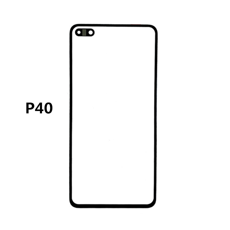 Ã‰cran avant pour Huawei P20 Pro P30 P40 Lite E 5G P50, Ã©cran tactile LCD, verre, piÃ¨ces de rechange, OCA, 3 piÃ¨ces n° 6