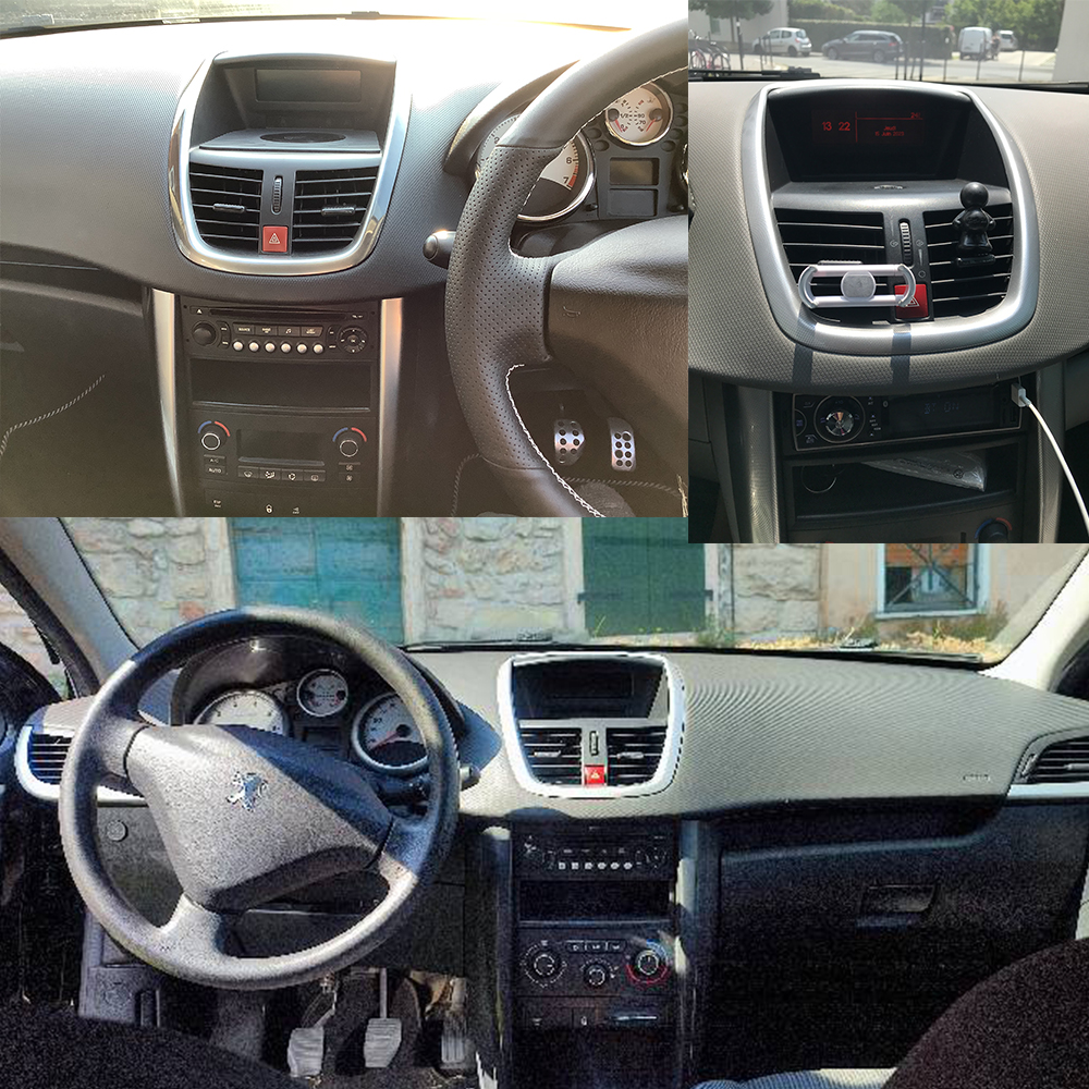 Autoradio Android 7 , GPS, DSP, RDS, stéréo, sans DVD, lecteur CarPlay, pour voiture KIT 207 CC (2006-2015) n° 4