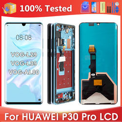 Bloc Ã©cran tactile LCD Super AMOLED avec empreinte digitale, 6.47 pouces, pour Huawei P30 Pro VOG-L29 VOG-L09