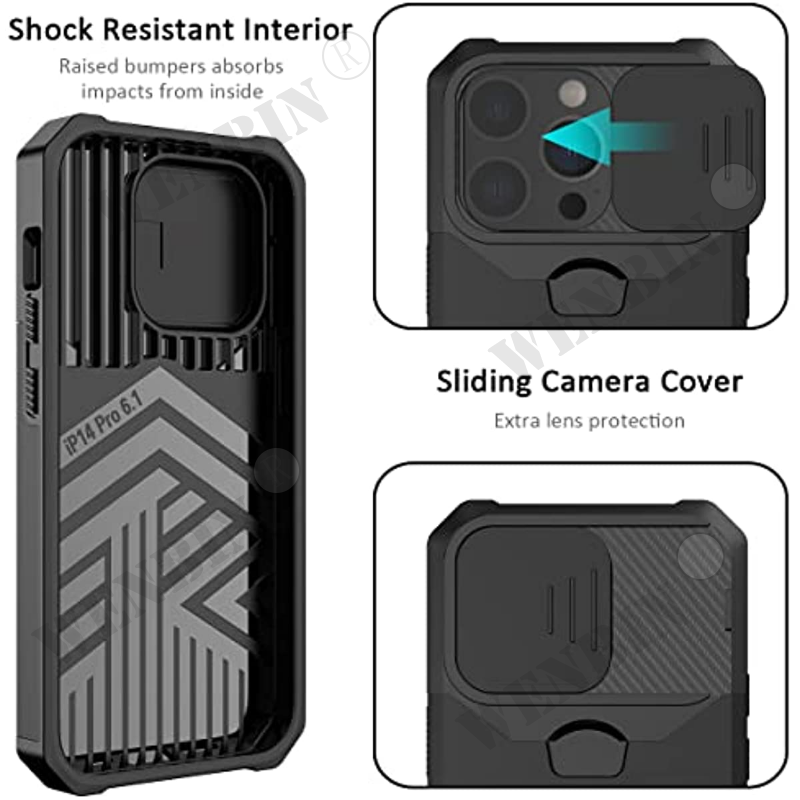 Coque de Protection Rapide avec Couvercle de CamÃ©ra Coulissant et rÃ©initialisation de Carte, pour iPhone 15 14 13 12 Pro Max Plus 8 7 Plus Mini SE n° 3