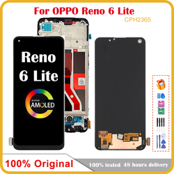 Ã‰cran tactile LCD AMOLED/TFT de remplacement, 6.43 pouces, pour Oppo Reno6 Lite CPH2365, original small picture n° 1