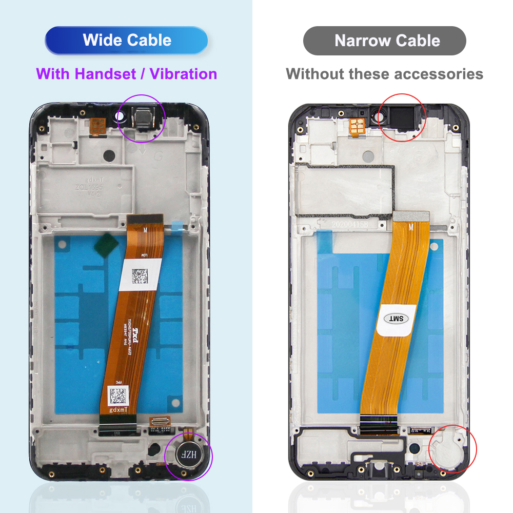 Bloc Ã©cran tactile LCD avec chÃ¢ssis, pour Samsung Galaxy A01 A015 SM-A015F,A015M, Original n° 4