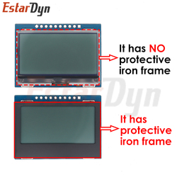 Panneau d'Ã©cran d'affichage graphique pour Ardu37, Ã©ventuelles I, technologie LCD, X64, Ã©ventuelles I, ST7567A, COG, LCM, 12864x64, matrice de points, 128 small picture n° 3