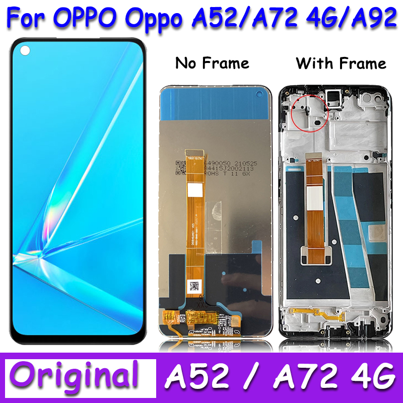 Bloc Ã©cran tactile LCD de remplacement, 6.5 pouces, pour Oppo A92 A72 4G A52 CPH2059 CPH2061 CPH2067, original n° 1