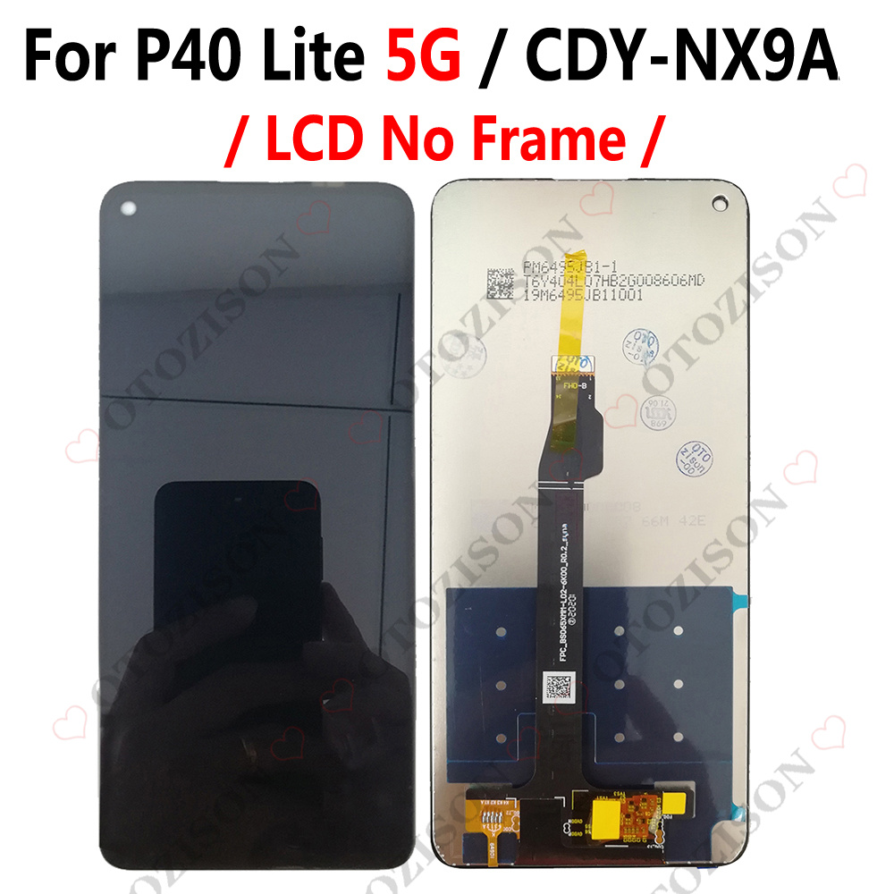 LCD avec cadre pour Huawei P40 lite 5G affichage CDY-NX9A 4G JNY-L01A L21A Ã©cran tactile HÃ©bergements eur assemblÃ©e remplacement P40lite LCD n° 4