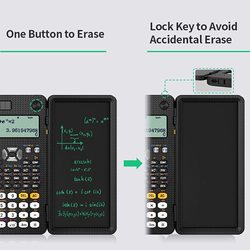 Calculatrice scientifique solaire Portable pliable, avec bloc-notes LCD, 417 fonctions professionnelles, pour Ã©tudiants, mise Ã  niveau 991ES small picture n° 4