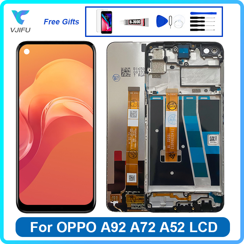 Bloc Ã©cran tactile LCD de remplacement, 6.5 pouces, avec chÃ¢ssis, pour OPPO A92 A72 4G A52 CPH2059 CPH2061 CPH2069 CPH2067 n° 1