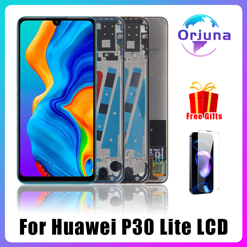 Bloc Ã©cran tactile LCD avec chÃ¢ssis, pour Huawei P30 Lite, original n° 1